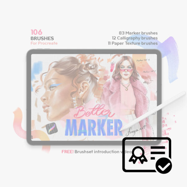 Commercial license for Better Marker Brush set