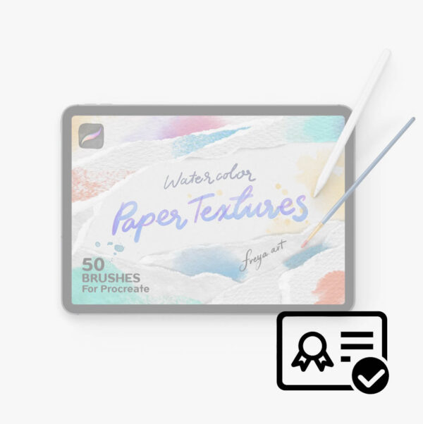 Commercial license for Freya's Watercolor Paper Textures