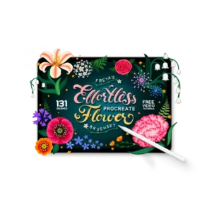 Freya's Effortless Flower Brushset