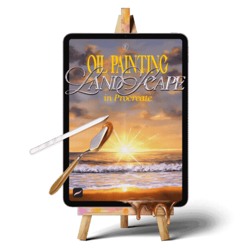 Oil Landscape Painting in Procreate + Imapsto Brush Set