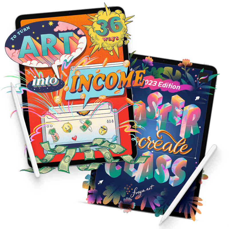TEST_teachable_36 Ways to Turn Your Art Into Income + Procreate Masterclass 2023 Bundle