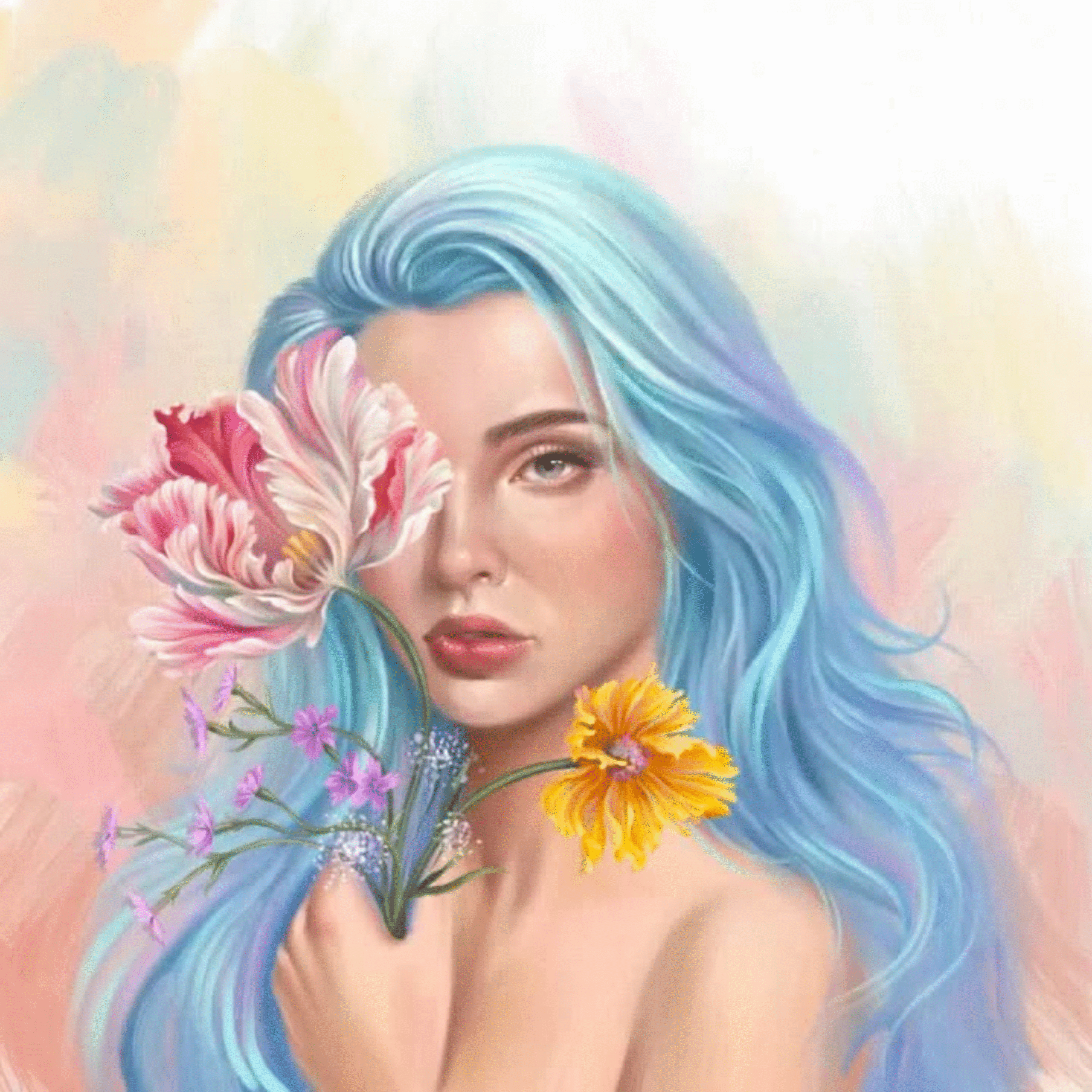 Blue Lady 🤫 Freya's Oil Brush set + FREE: Oil Mini-course (Limited offer ⏳)