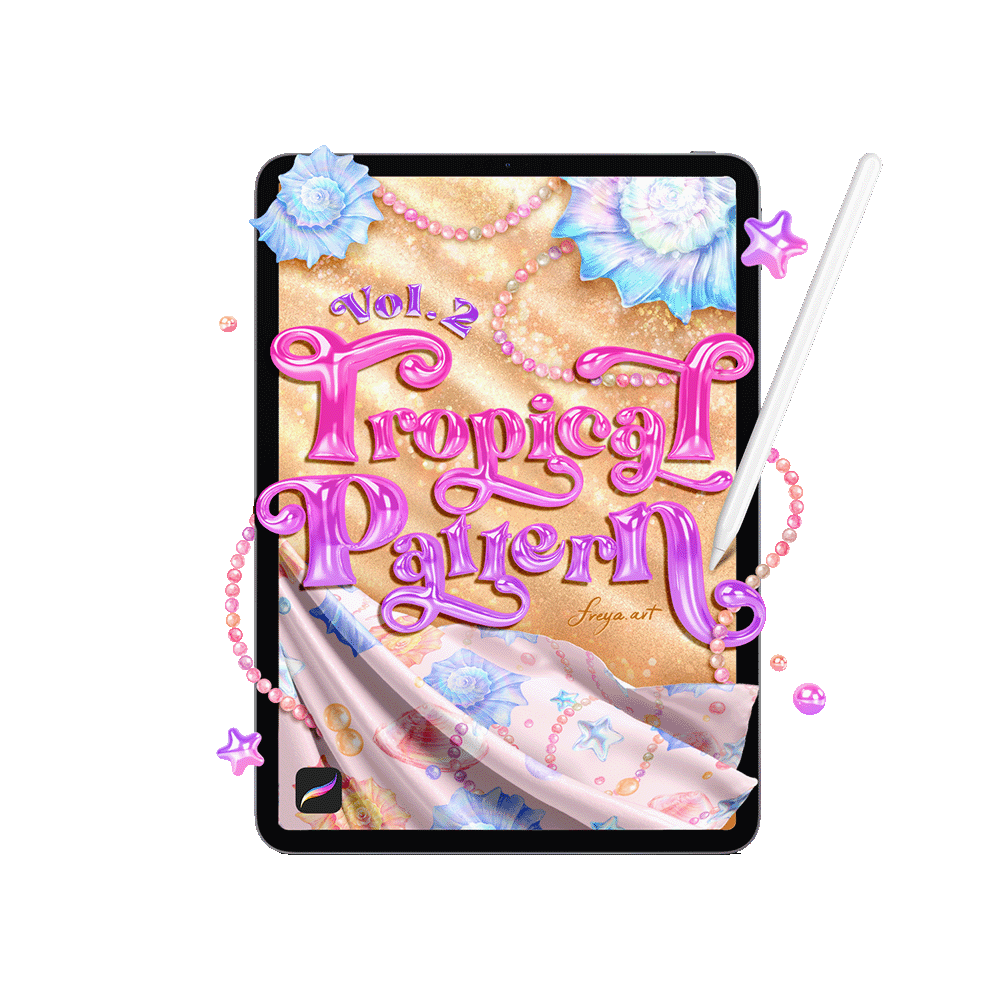 Procreate Tropical Pattern Mastery Vol.2
