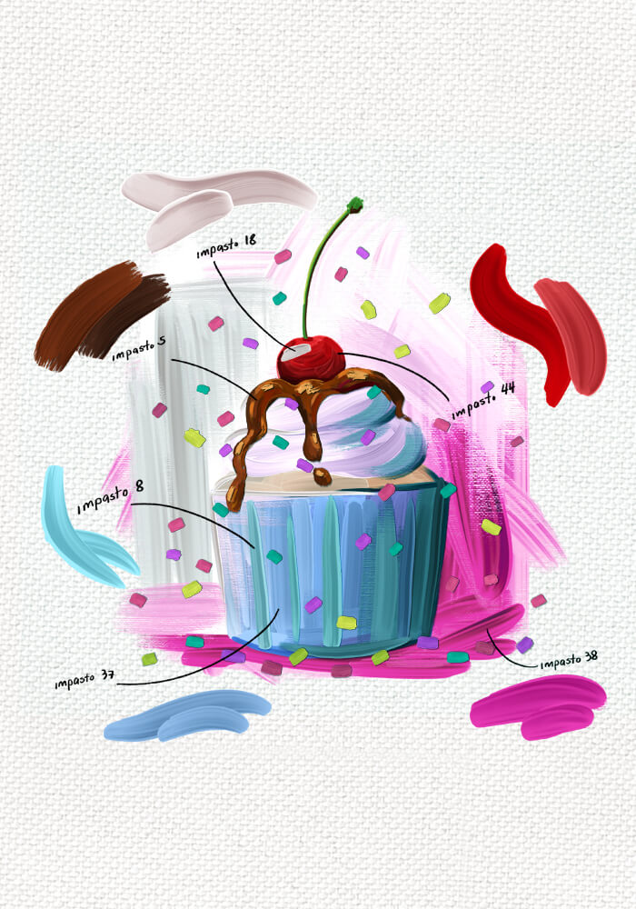 Freya's Impasto - Thick Paint Brush for Procreate