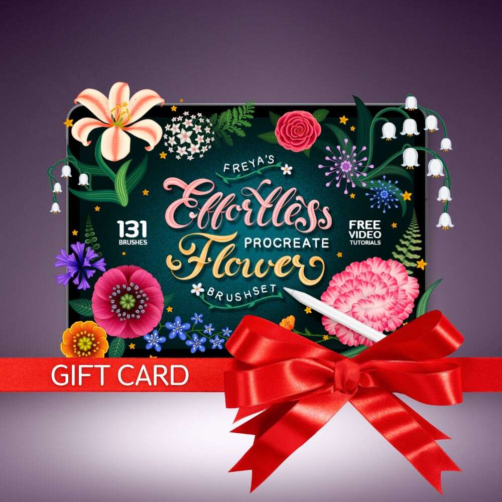 Effortless Flower π Buy As A Gift: Freya's Effortless Flower Brush Set