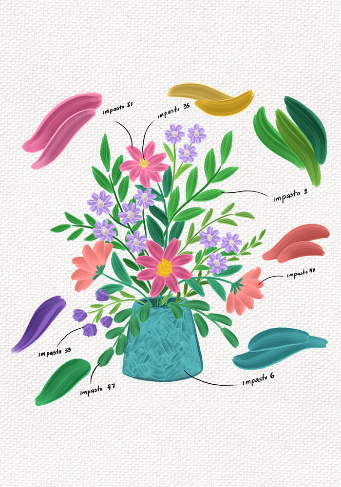 Freya's Impasto - Thick Paint Brush for Procreate