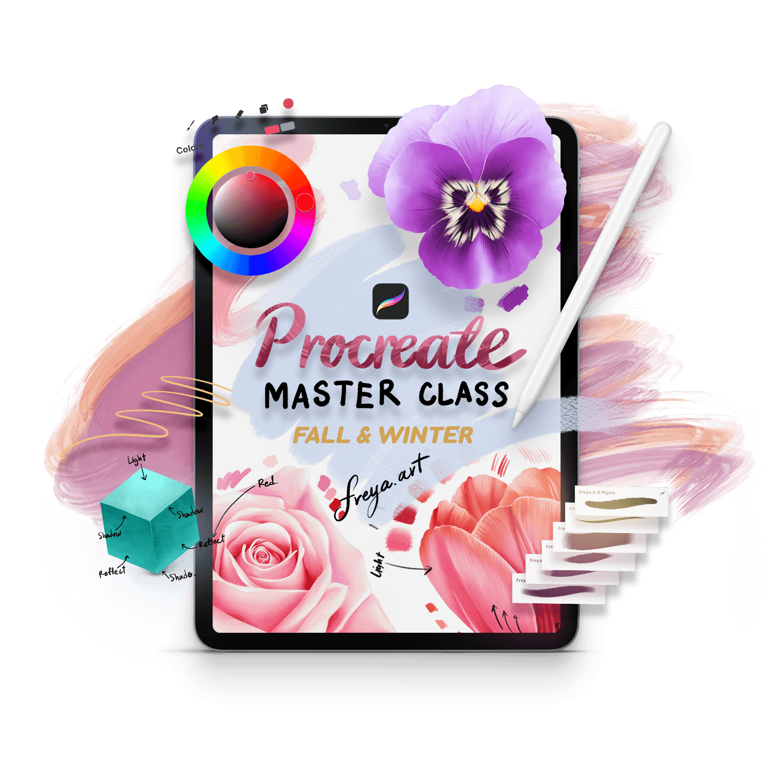Hero image Procreate Master Class Fall&Winter Procreate Masterclass 2023 (Lifetime Access) - Gift code redeem