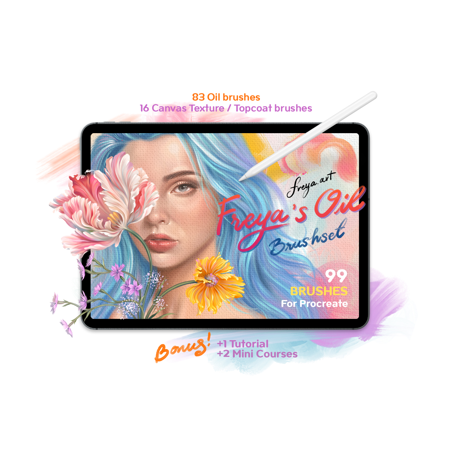 Freya's Oil Brush set - Special offer