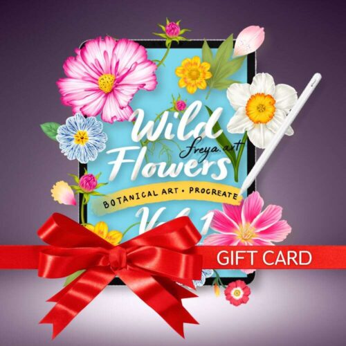 🎁 Buy As A Gift: Wild Flowers in Procreate