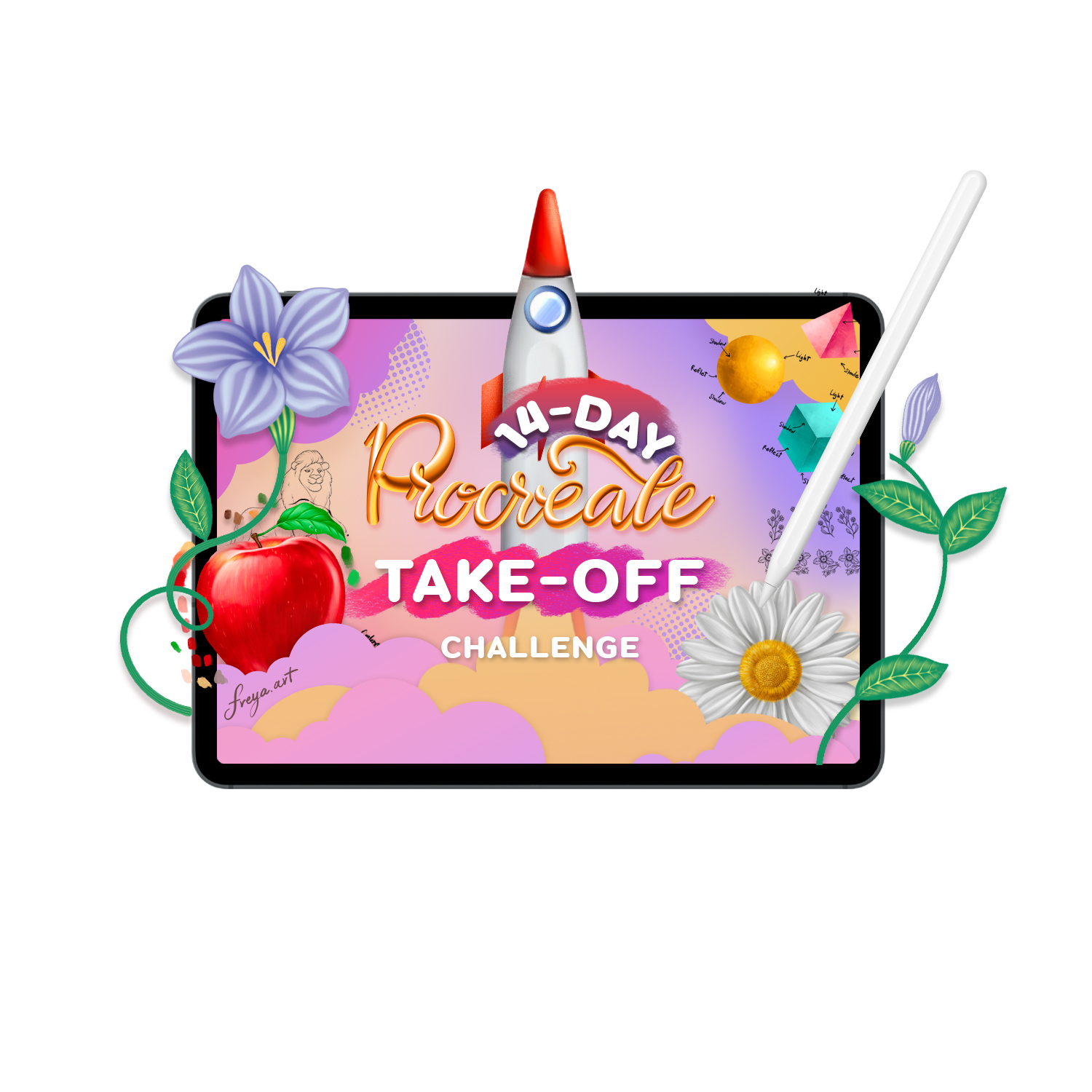 Procreate Take-Off Challenge