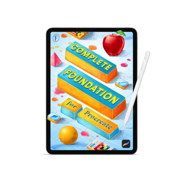 Complete foundation for procreate - Portrait Compressed Complete Foundation for Procreate (Lifetime Access) (3 payments)