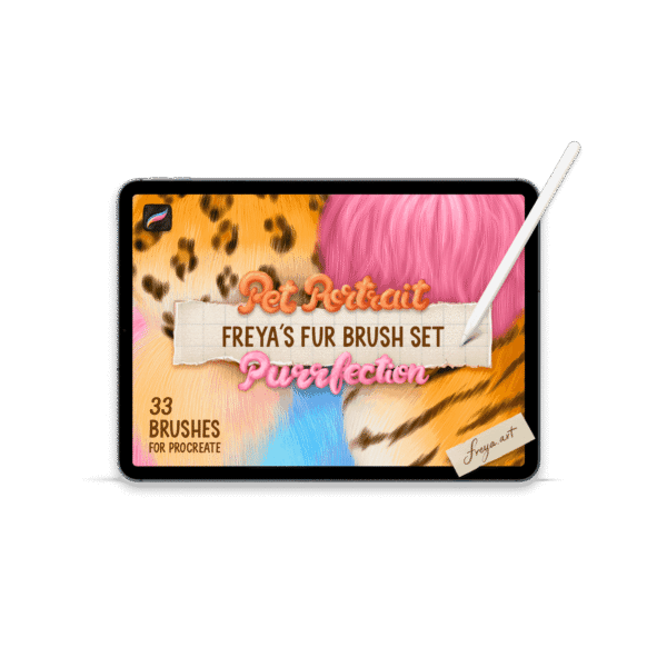 Freya's Fur Brush Set for Procreate