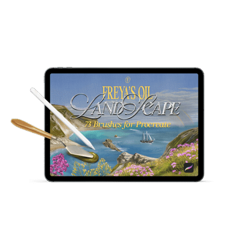 Freya's Oil Landscape Brush Set for Procreate