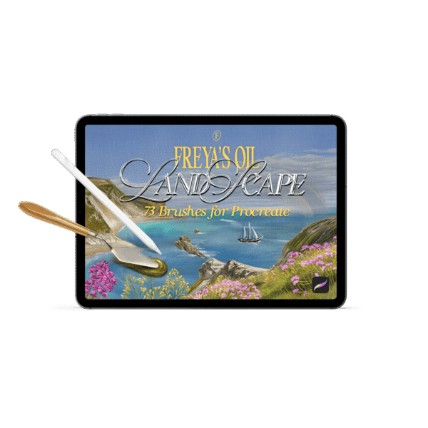 Freya Oil Landscape Brush set - Landscape Freya's Oil Landscape Brush Set for Procreate